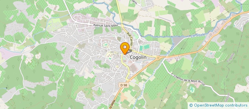 localisation de l'entreprise SARL M. E. M. à COGOLIN
