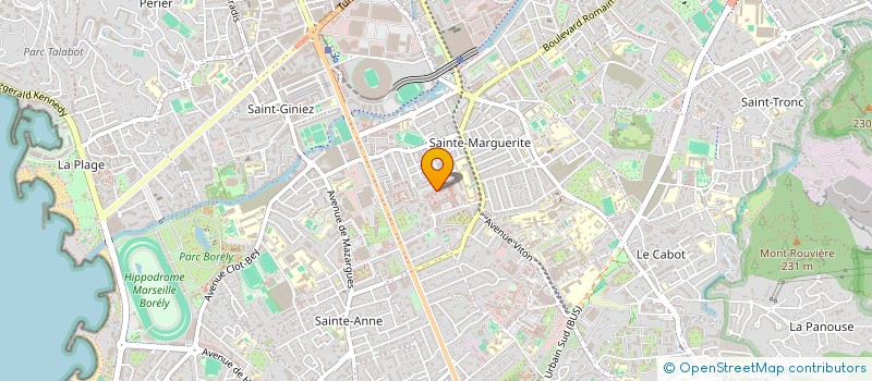 localisation de l'entreprise SARL M.F  MARSEILLE