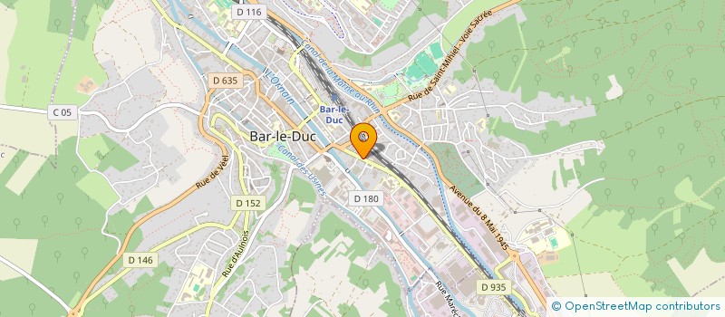 localisation de l'entreprise SARL M.F. 54 à BAR-LE-DUC