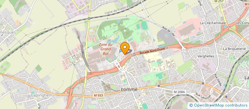 localisation de l'entreprise SARL M.F.B. à LILLE