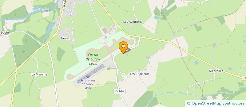 localisation de l'entreprise SARL M F T P MATHIAU FILS  LURCY-LEVIS