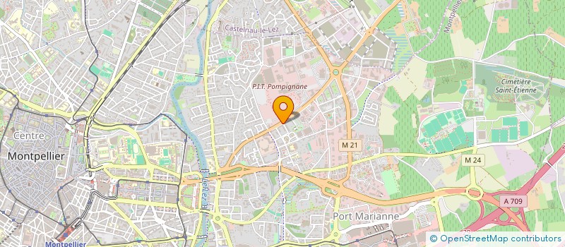 localisation de l'entreprise SARL M G à MONTPELLIER