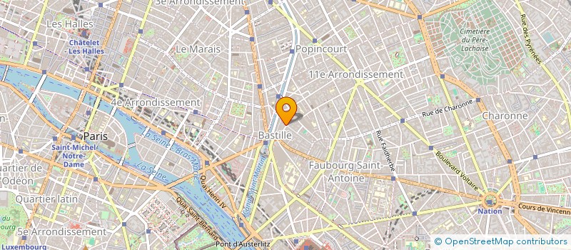 localisation de l'entreprise SARL M G  PARIS