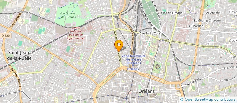 localisation de l'entreprise SARL M.G.B. à ORLEANS