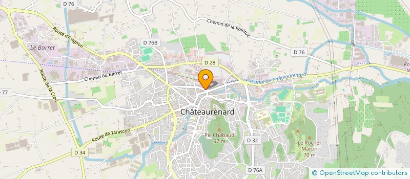 localisation de l'entreprise SARL M.G.P  CHATEAURENARD