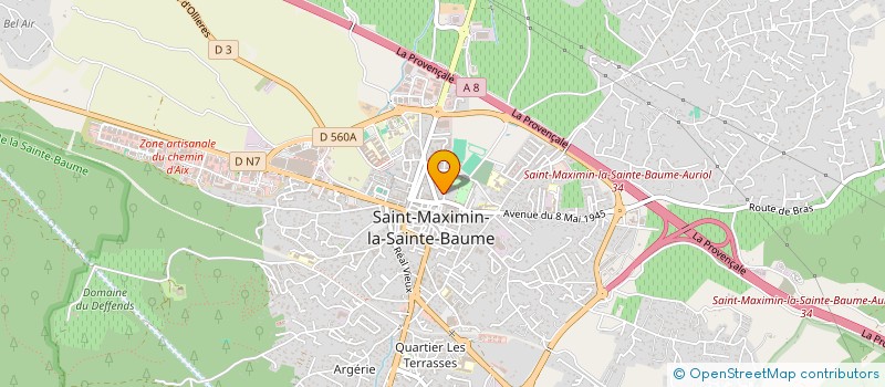 localisation de l'entreprise SARL M H BOIS à SAINT-MAXIMIN-LA-SAINTE-BAUME