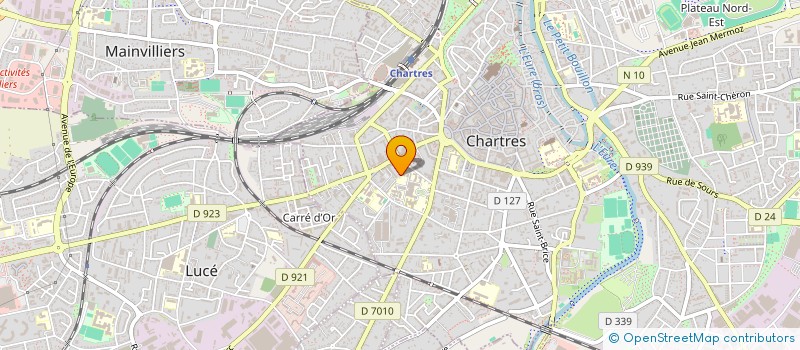 localisation de l'entreprise SARL M J HERVE à CHARTRES