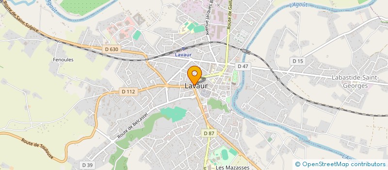 localisation de l'entreprise SARL M.J.M.  LAVAUR