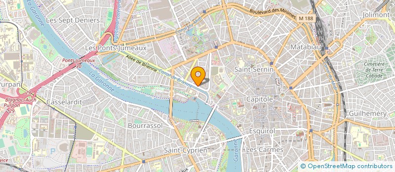 localisation de l'entreprise SARL M.K.D.  TOULOUSE