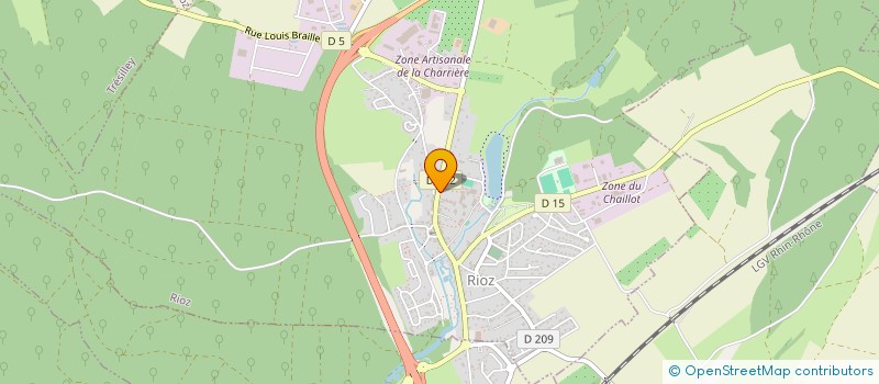 localisation de l'entreprise SARL M.K.I  RIOZ