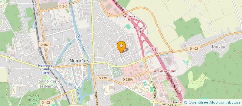 localisation de l'entreprise SARL M.L.N.  NEMOURS