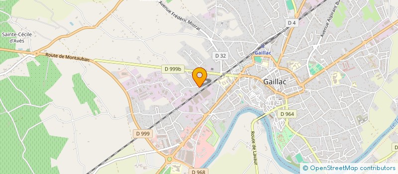 localisation de l'entreprise SARL M. LASSALE  GAILLAC