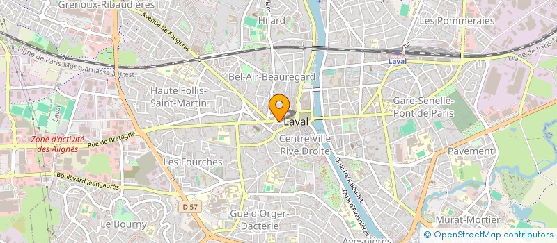 localisation de l'entreprise SARL M LYNE à LAVAL