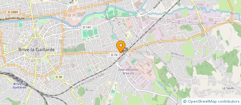 localisation de l'entreprise SARL M&M  BRIVE-LA-GAILLARDE