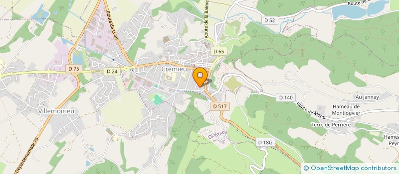 localisation de l'entreprise SARL M.M.P. à CREMIEU