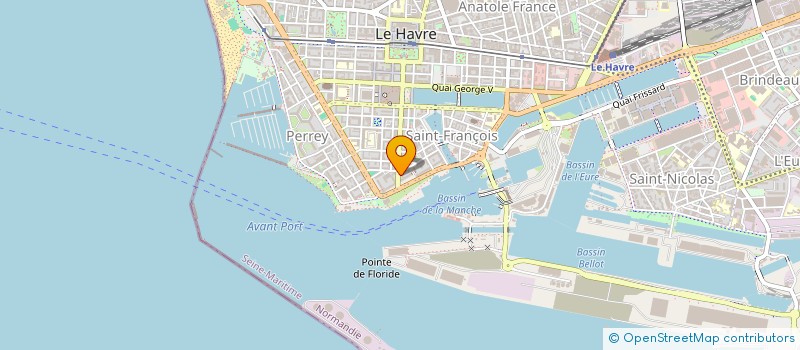 localisation de l'entreprise SARL M-N-C  LE HAVRE