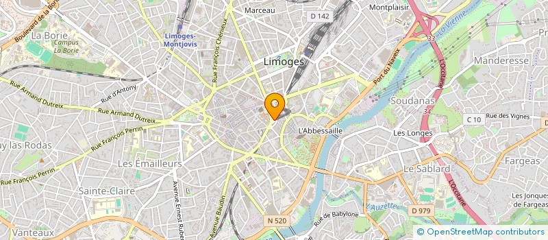 localisation de l'entreprise SARL M.N.P. à LIMOGES