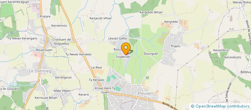 localisation de l'entreprise SARL M.P.A.  PLEUVEN