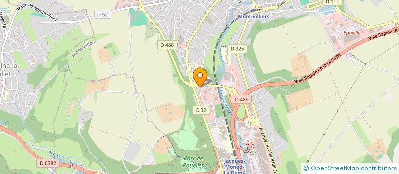 localisation de l'entreprise SARL M.P.C.  MONTIVILLIERS