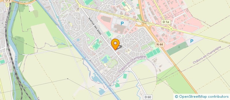 localisation de l'entreprise SARL M PIERSON à CHALONS-EN-CHAMPAGNE