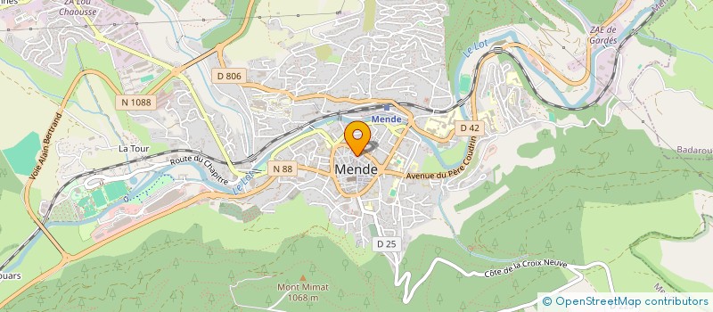 localisation de l'entreprise SARL M PRIM à MENDE