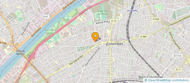 localisation de l'entreprise SARL M.R  COLOMBES