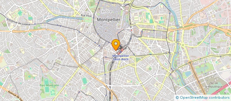localisation de l'entreprise SARL M.R à MONTPELLIER