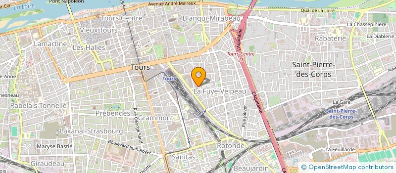 localisation de l'entreprise SARL M.R à TOURS