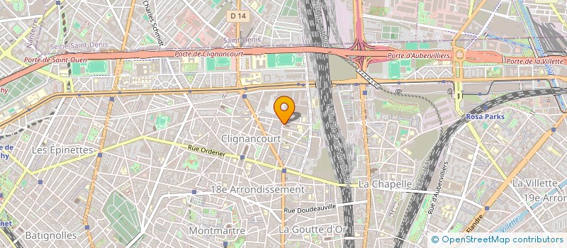 localisation de l'entreprise SARL M.R.B  PARIS