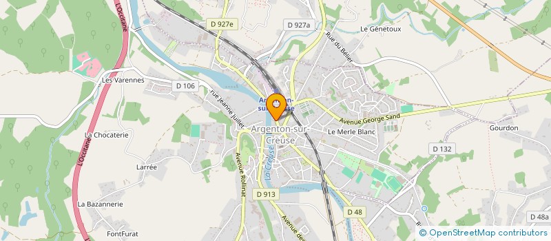 localisation de l'entreprise SARL M S 2 G à ARGENTON-SUR-CREUSE