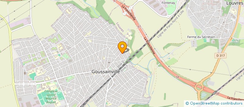 localisation de l'entreprise SARL M.T.B.  GOUSSAINVILLE