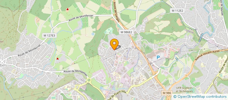 localisation de l'entreprise SARL M T B à GRABELS