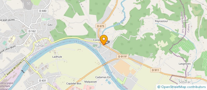 localisation de l'entreprise SARL M.T.C à FUMEL