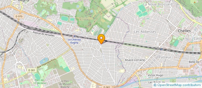 localisation de l'entreprise SARL M.T.K.I CONSULTING  GAGNY