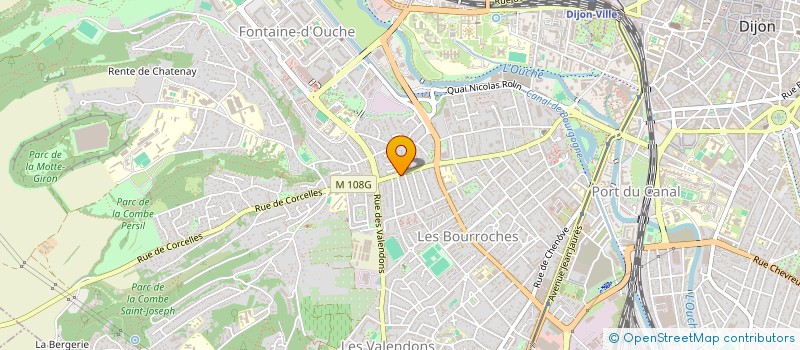 localisation de l'entreprise SARL M.W.  DIJON