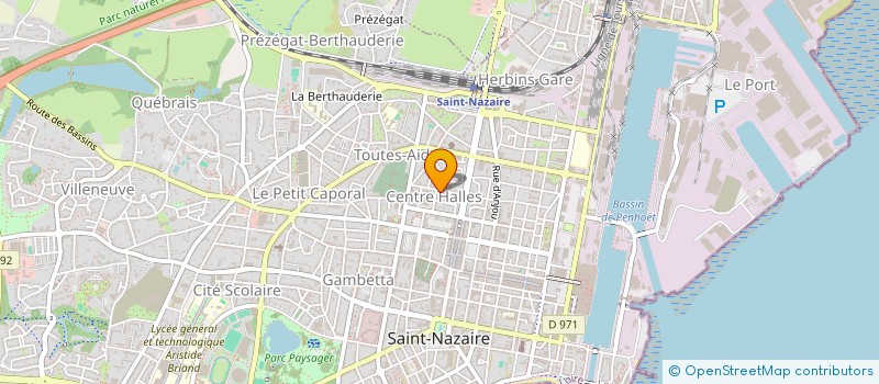localisation de l'entreprise SARL M13 à SAINT-NAZAIRE