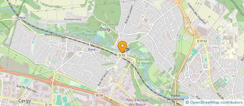 localisation de l'entreprise SARL M2R à OSNY