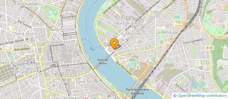 localisation de l'entreprise SARL M3 à BORDEAUX