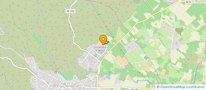 localisation de l'entreprise SARL M34 MENUISERIE  COURNONTERRAL