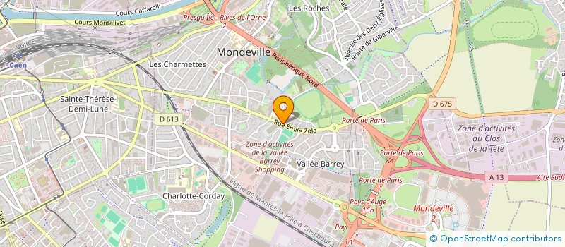 localisation de l'entreprise SARL MA CONDE  MONDEVILLE