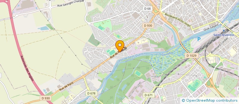 localisation de l'entreprise SARL MABE à SAINT-QUENTIN
