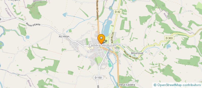 localisation de l'entreprise SARL MABI  CASTERA-VERDUZAN