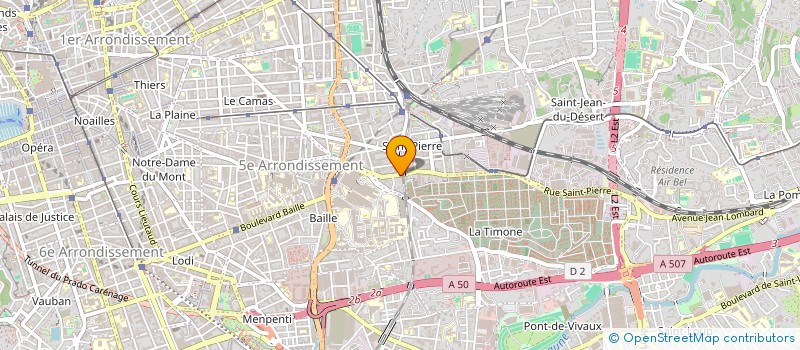 localisation de l'entreprise SARL MAC BAR à MARSEILLE
