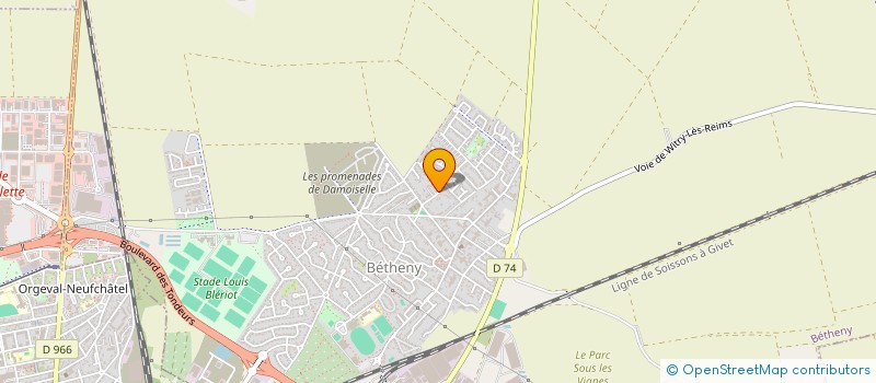 localisation de l'entreprise SARL MAC CAT  BETHENY