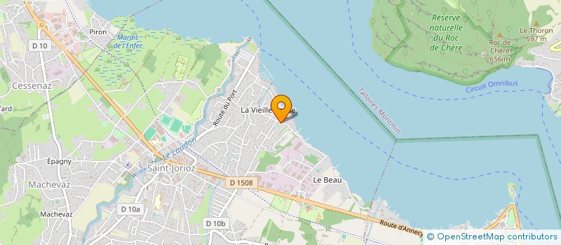 localisation de l'entreprise SARL MACA  SAINT-JORIOZ