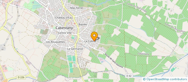 localisation de l'entreprise SARL MACA  CABESTANY