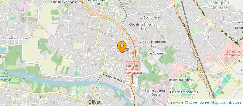 localisation de l'entreprise SARL MACADAM à ORLEANS