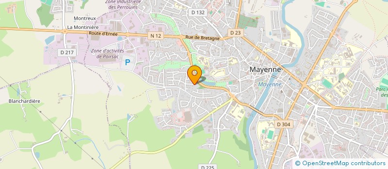 localisation de l'entreprise SARL MACASA  MAYENNE