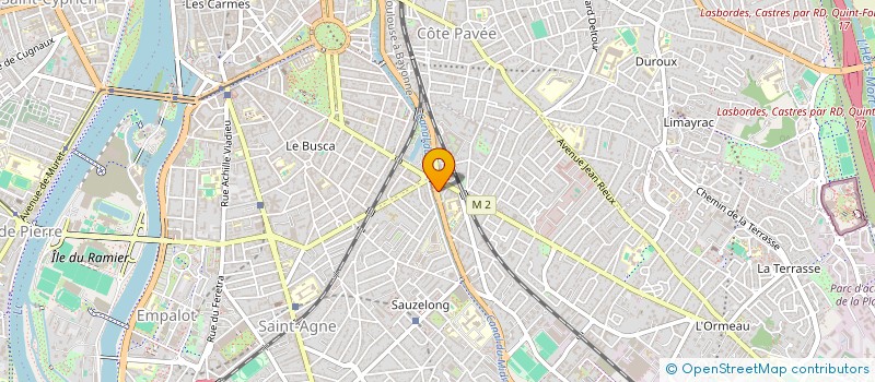 localisation de l'entreprise SARL MACC 1 à TOULOUSE