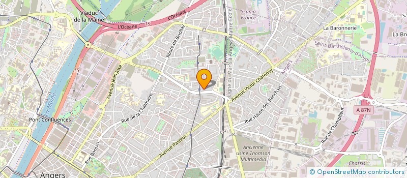 localisation de l'entreprise SARL MACE SAFFRE à ANGERS